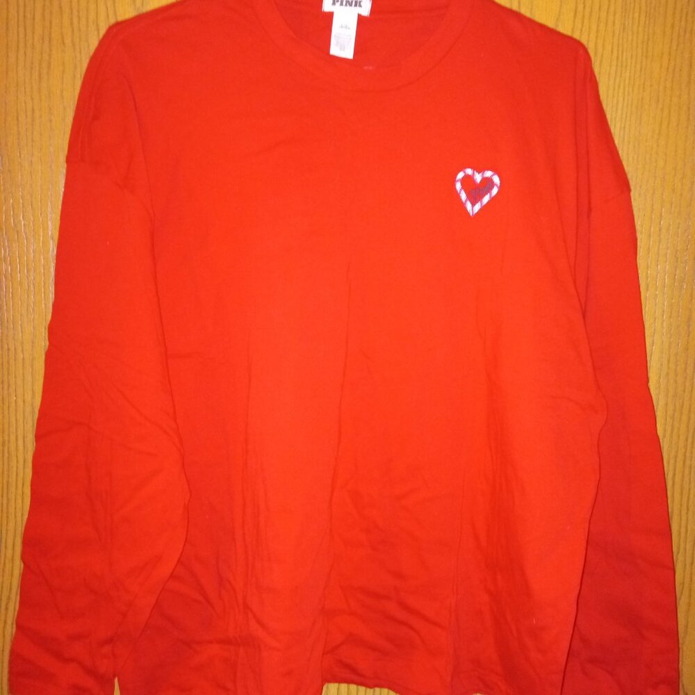 PINK: Long Sleeved w heart logo